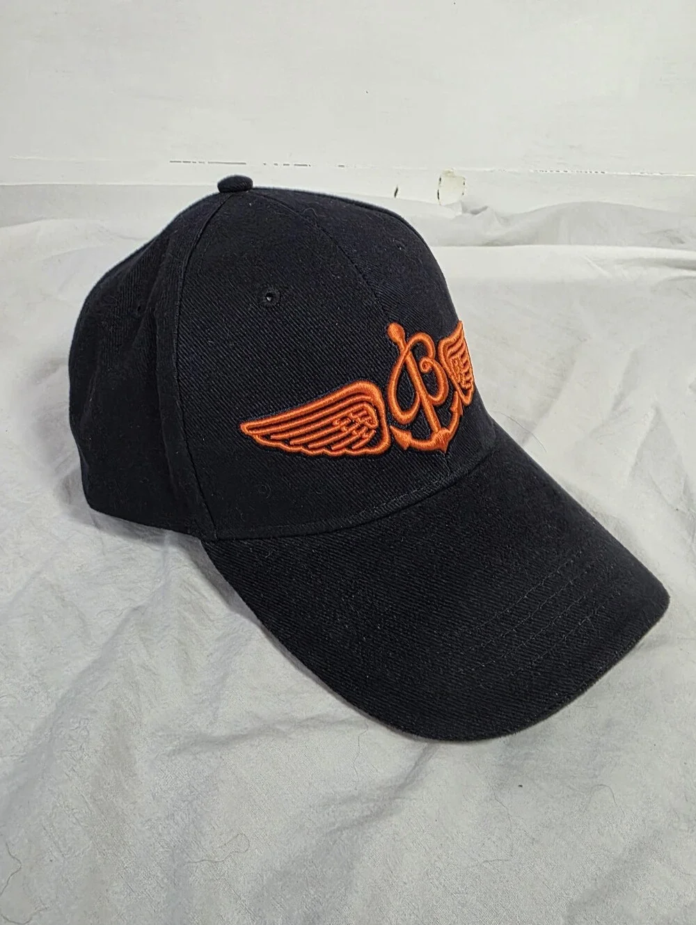NWOT Breitling Swiss Watch Promotional Hat Blue Orange Embroidered Strapback - Picture 7 of 8